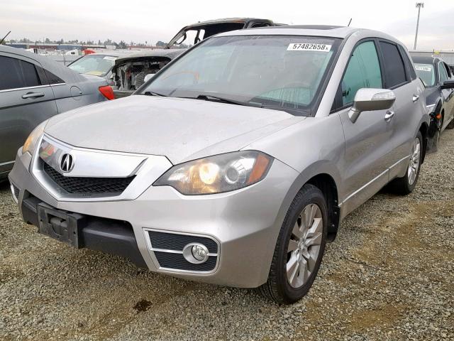 5J8TB1H55AA002501 - 2010 ACURA RDX TECHNO SILVER photo 2