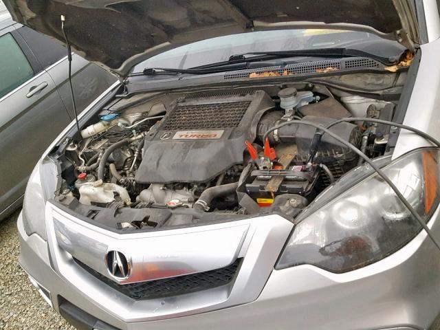 5J8TB1H55AA002501 - 2010 ACURA RDX TECHNO SILVER photo 7