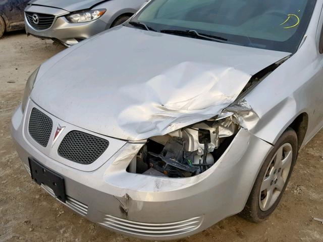 1G2AL18HX97189115 - 2009 PONTIAC G5 SILVER photo 9