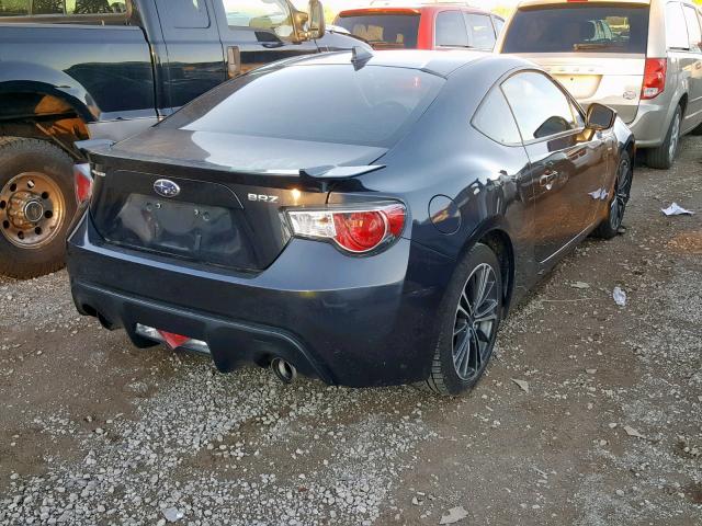 JF1ZCAC17F9603658 - 2015 SUBARU BRZ 2.0 LI GRAY photo 4