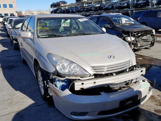 JTHBA30G945030321 - 2004 LEXUS ES 330 SILVER photo 9