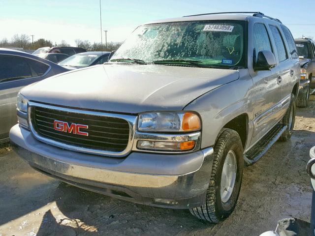 1GKEC13V64J220676 - 2004 GMC YUKON BEIGE photo 2