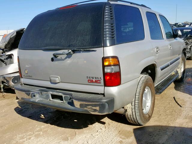 1GKEC13V64J220676 - 2004 GMC YUKON BEIGE photo 4