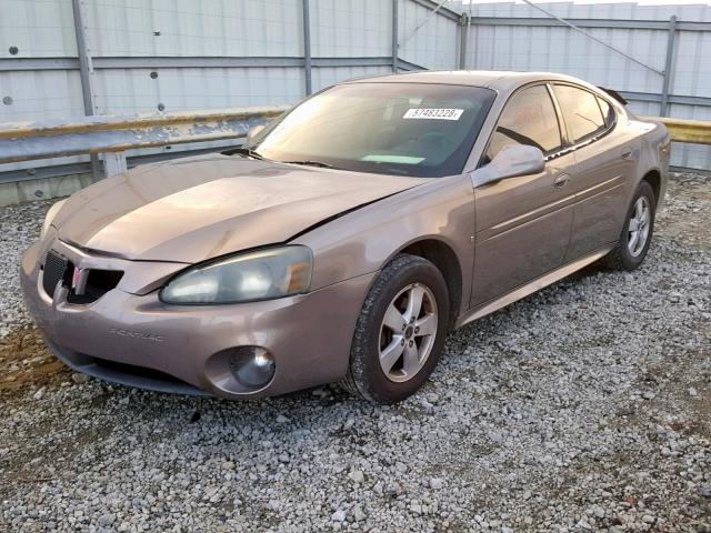 2G2WP552561160566 - 2006 PONTIAC GRAND PRIX BEIGE photo 2
