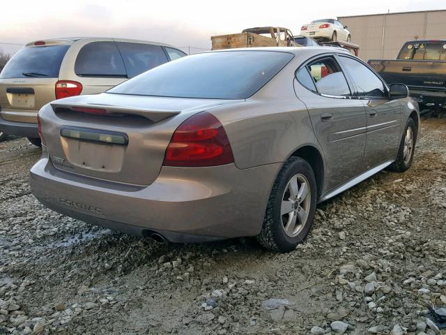 2G2WP552561160566 - 2006 PONTIAC GRAND PRIX BEIGE photo 4