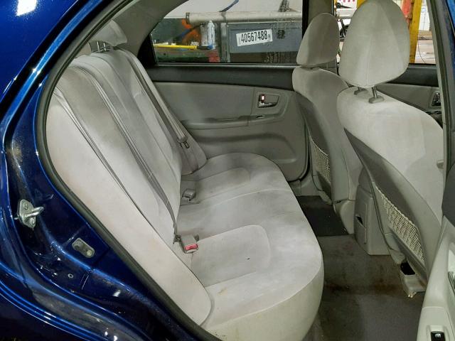 KNAFE221595592635 - 2009 KIA SPECTRA EX BLUE photo 6