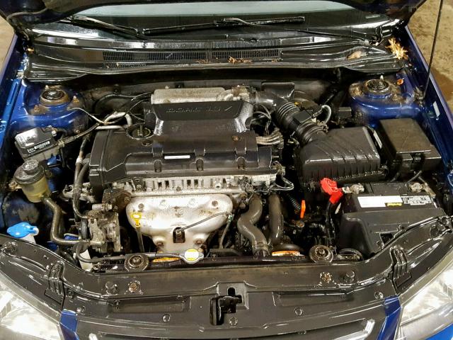 KNAFE221595592635 - 2009 KIA SPECTRA EX BLUE photo 7