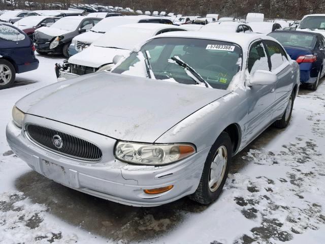 1G4HP54K4Y4109150 - 2000 BUICK LESABRE CU SILVER photo 2