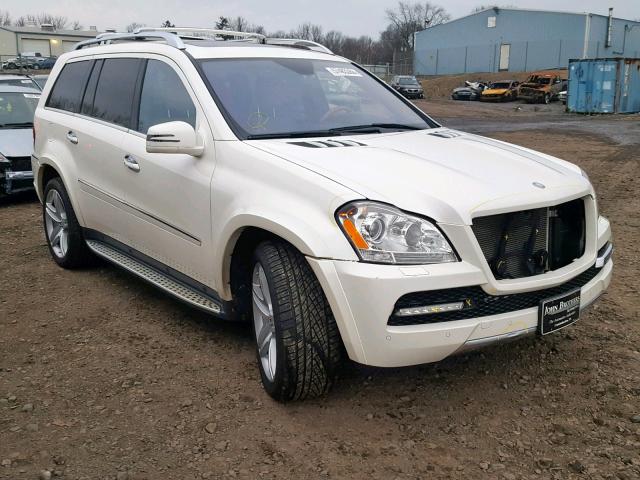 4JGBF8GEXCA767453 - 2012 MERCEDES-BENZ GL 550 4MA WHITE photo 1