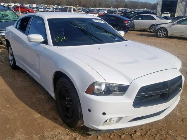 2C3CDXAT2EH132400 - 2014 DODGE CHARGER PO WHITE photo 1