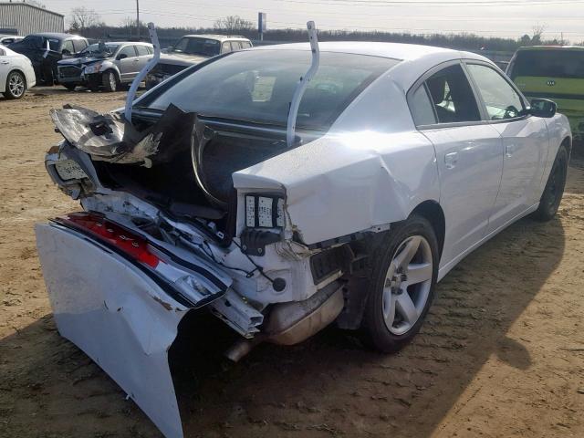 2C3CDXAT2EH132400 - 2014 DODGE CHARGER PO WHITE photo 4