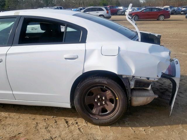 2C3CDXAT2EH132400 - 2014 DODGE CHARGER PO WHITE photo 9