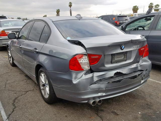 WBAPH5G55ANM35054 - 2010 BMW 328 I SULE GRAY photo 3