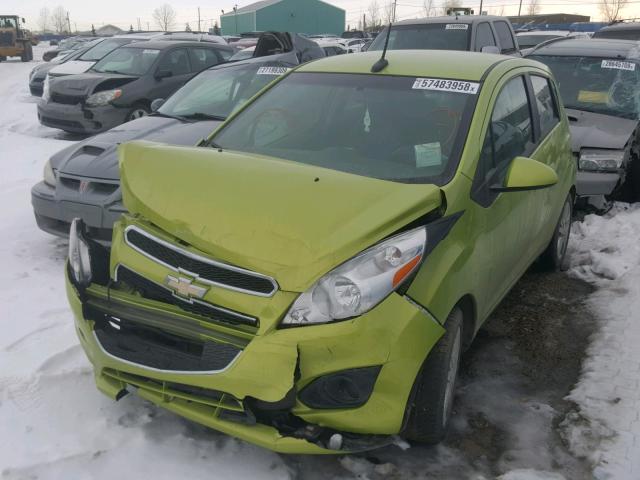 KL8CB6S93DC505582 - 2013 CHEVROLET SPARK LS GREEN photo 2