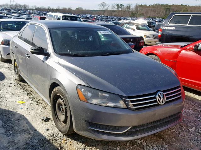 1VWBP7A36DC101955 - 2013 VOLKSWAGEN PASSAT SE GRAY photo 1