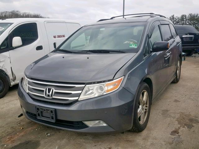 5FNRL5H92CB105062 - 2012 HONDA ODYSSEY TO GRAY photo 2