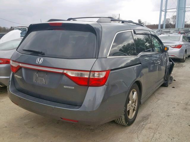 5FNRL5H92CB105062 - 2012 HONDA ODYSSEY TO GRAY photo 4