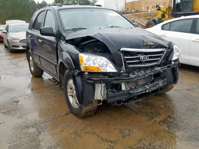 KNDJD736085855801 - 2008 KIA SORENTO EX BLACK photo 1