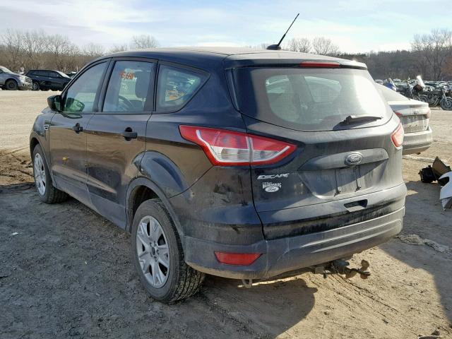 1FMCU0F79EUB70830 - 2014 FORD ESCAPE S BLACK photo 3