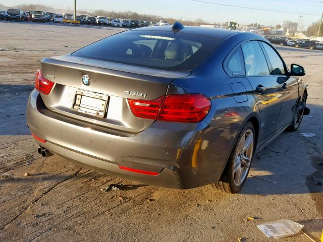 WBA4A7C55FD415893 - 2015 BMW 428 XI GRAY photo 4