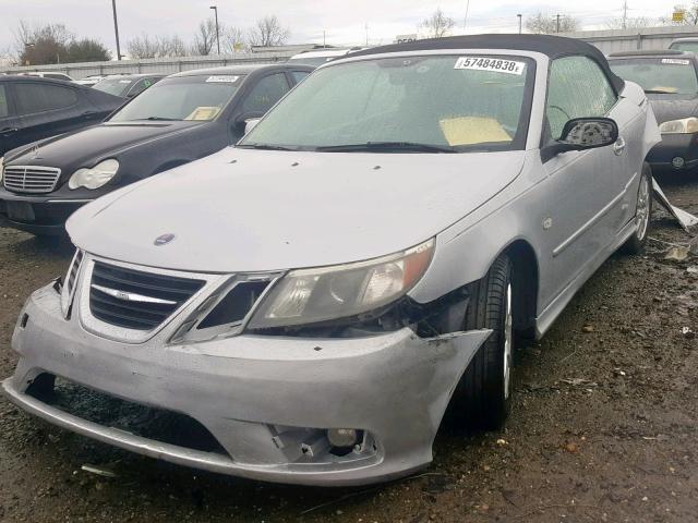 YS3FB79Y586006738 - 2008 SAAB 9-3 2.0T SILVER photo 2