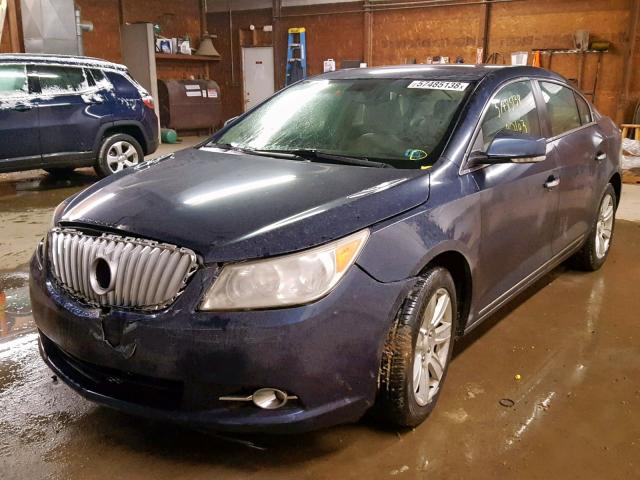 1G4GD5EG4AF301547 - 2010 BUICK LACROSSE C BLUE photo 2