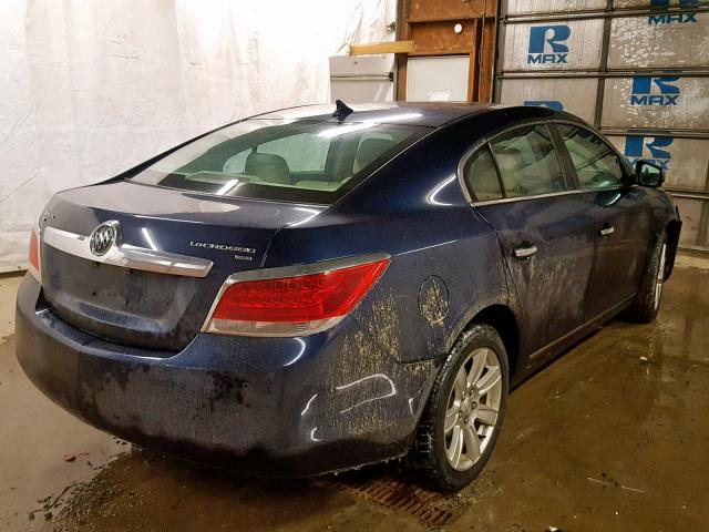 1G4GD5EG4AF301547 - 2010 BUICK LACROSSE C BLUE photo 4