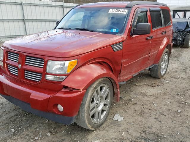 1D4PU4GX1BW529330 - 2011 DODGE NITRO HEAT RED photo 9