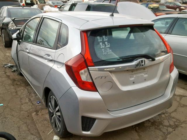 3HGGK5H85FM775675 - 2015 HONDA FIT EX SILVER photo 3