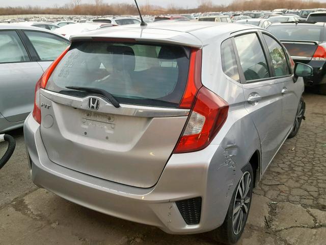 3HGGK5H85FM775675 - 2015 HONDA FIT EX SILVER photo 4