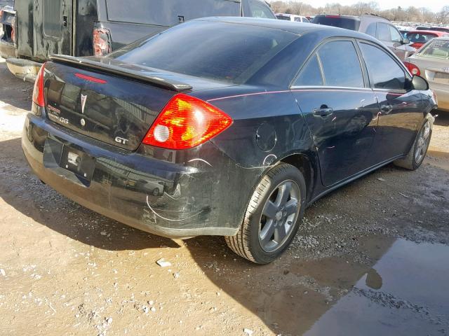 1G2ZH57N184157110 - 2008 PONTIAC G6 GT BLACK photo 4