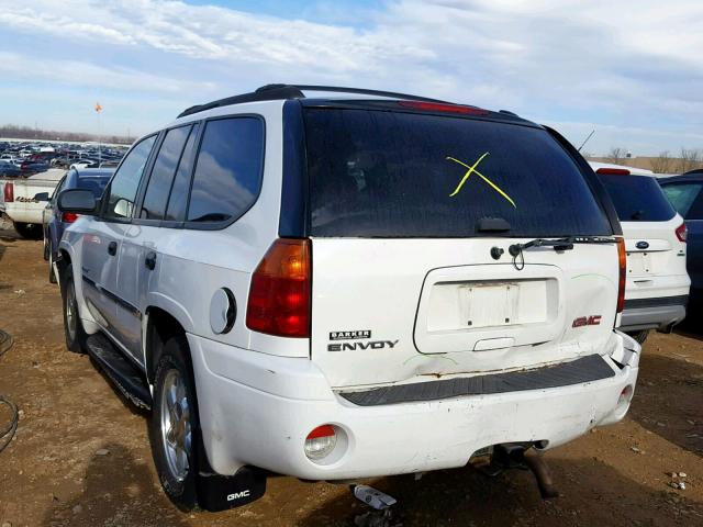 1GKDT13S962260670 - 2006 GMC ENVOY WHITE photo 3