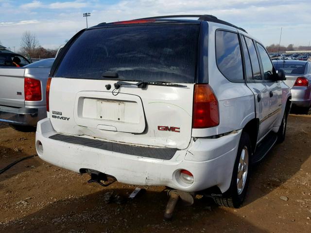 1GKDT13S962260670 - 2006 GMC ENVOY WHITE photo 4