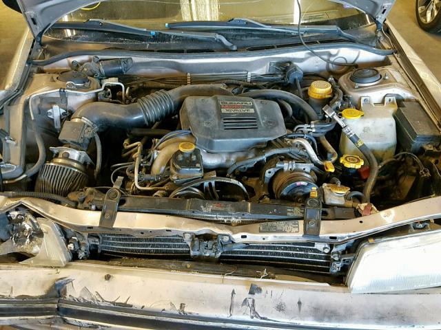 4S4BJ63CXM7921228 - 1991 SUBARU LEGACY L TAN photo 7