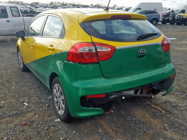 KNADM5A38H6013757 - 2017 KIA RIO LX TWO TONE photo 3