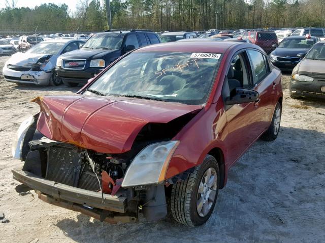 3N1AB61E28L698110 - 2008 NISSAN SENTRA 2.0 BURGUNDY photo 2