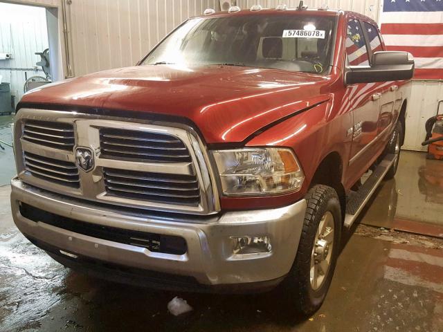 3C6UR5DJ8EG106407 - 2014 RAM 2500 SLT RED photo 2