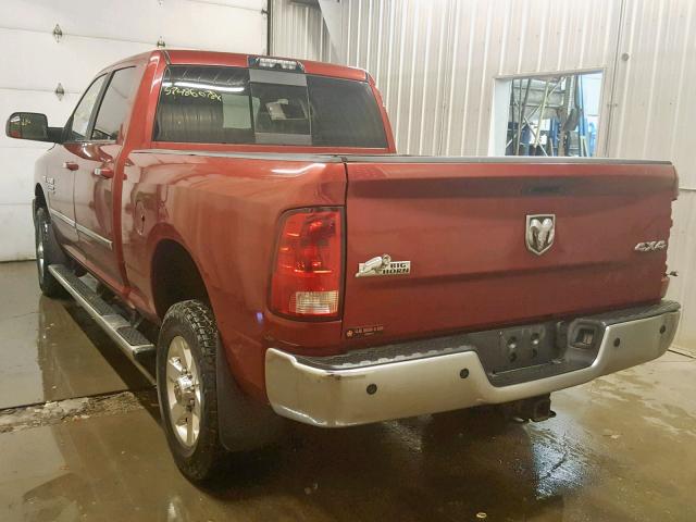 3C6UR5DJ8EG106407 - 2014 RAM 2500 SLT RED photo 3