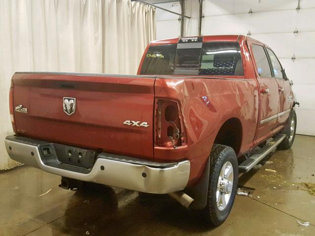 3C6UR5DJ8EG106407 - 2014 RAM 2500 SLT RED photo 4