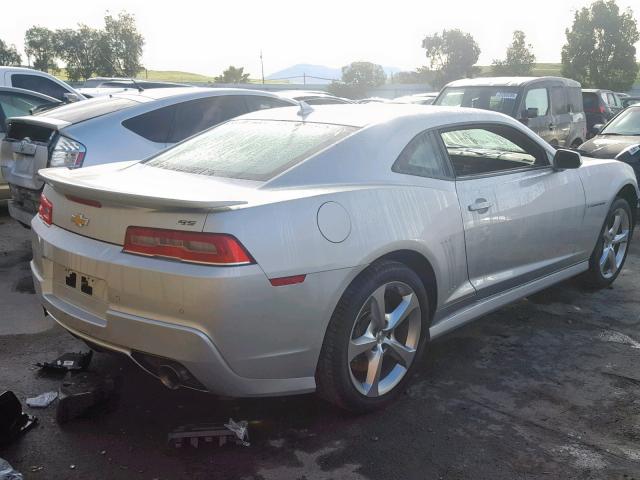 2G1FK1EJXF9242975 - 2015 CHEVROLET CAMARO 2SS SILVER photo 4