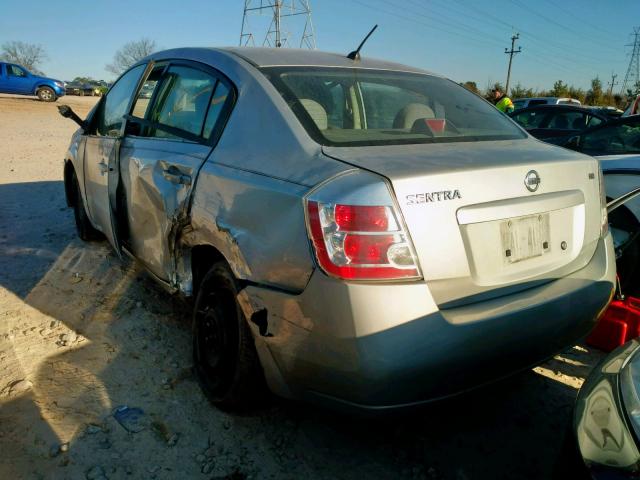 3N1AB61EX9L645818 - 2009 NISSAN SENTRA 2.0 SILVER photo 3