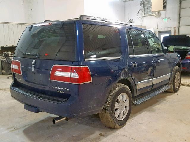 5LMFU28578LJ21038 - 2008 LINCOLN NAVIGATOR BLUE photo 4