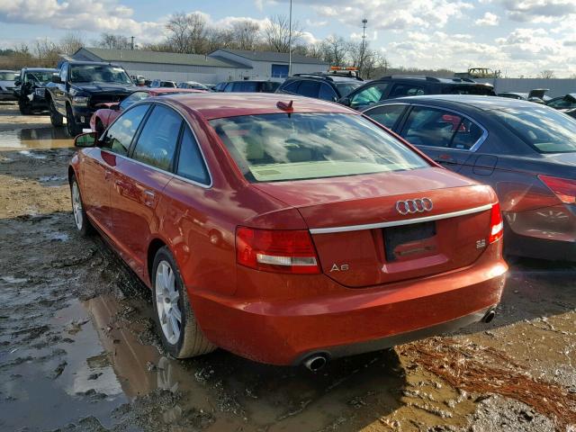 WAUDG74F35N060866 - 2005 AUDI A6 3.2 QUA RED photo 3