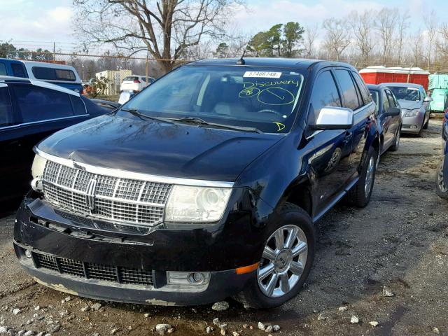 2LMDU88C97BJ16468 - 2007 LINCOLN MKX BLACK photo 2