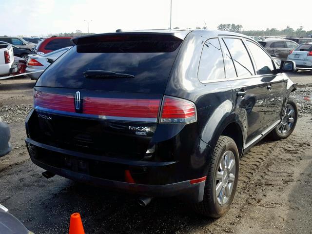 2LMDU88C97BJ16468 - 2007 LINCOLN MKX BLACK photo 4