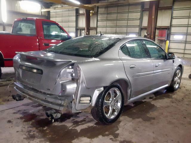 2G2WC55C071170685 - 2007 PONTIAC GRAND PRIX SILVER photo 4