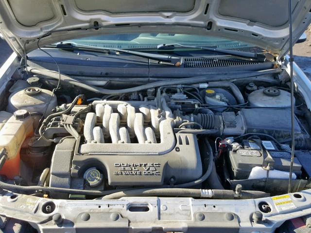 1ZWFT61L1X5631150 - 1999 MERCURY COUGAR V6 SILVER photo 7