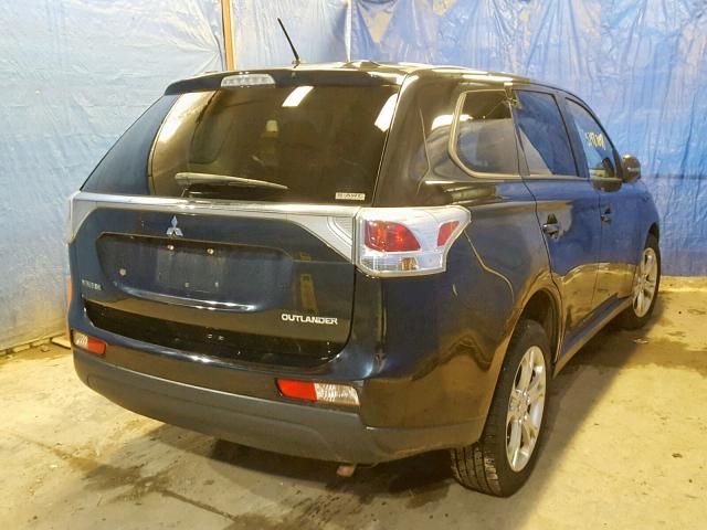 JA4AZ3A35EZ012159 - 2014 MITSUBISHI OUTLANDER BLACK photo 4