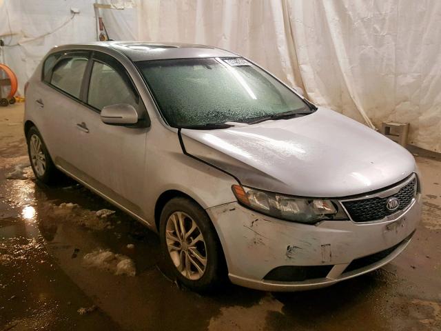 KNAFU5A20B5350128 - 2011 KIA FORTE EX SILVER photo 1