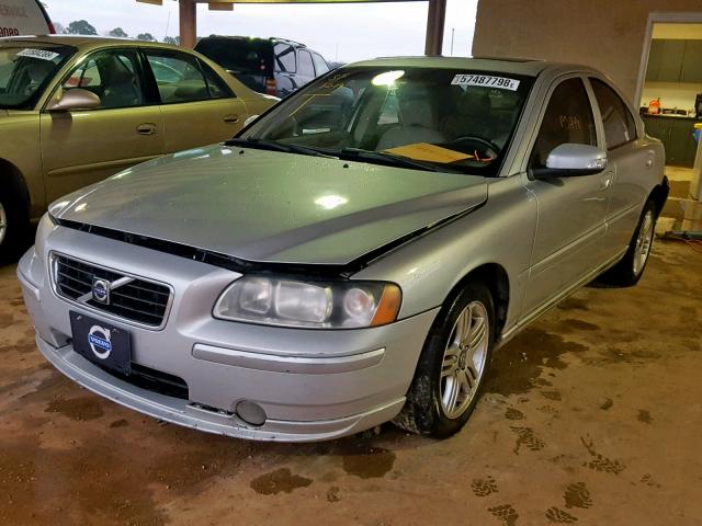 YV1RS592972617697 - 2007 VOLVO S60 2.5T SILVER photo 2